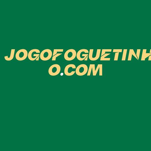 Logo da JOGOFOGUETINHO